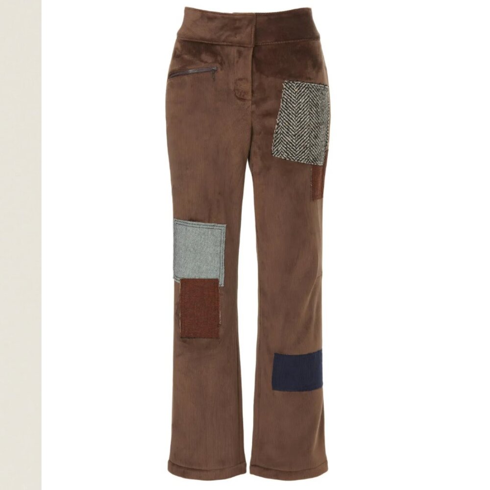 TheOpen Product Wool Corduroy Patchwork Pants Size 1 (2/4) Rent Runway $245 msrp
